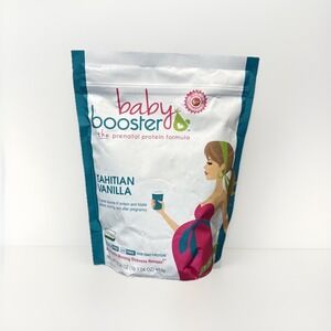 Baby Booster Prenatal Protein Tahitian Vanilla 1 lb bag Sealed (483g🔥